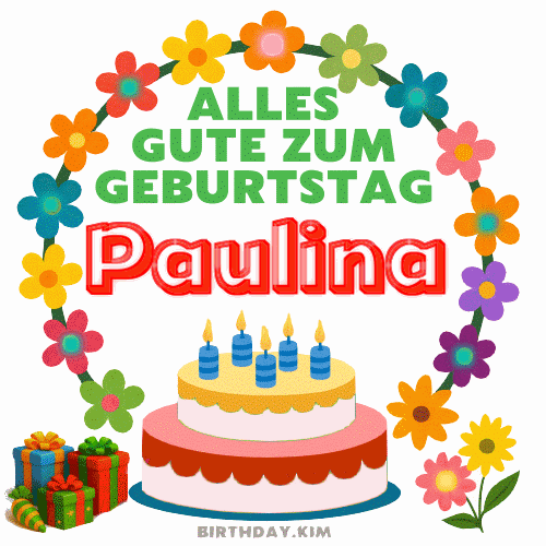 Alles Gute Zum Geburtstag Paulina Gif