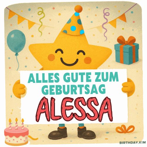 Alles Gute Zum Geburtstag Alessa Gif