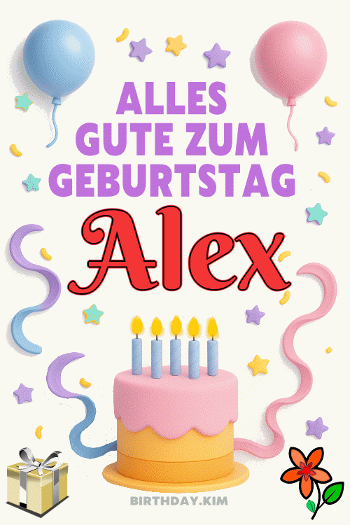 Alles Gute Zum Geburtstag Alex Gif