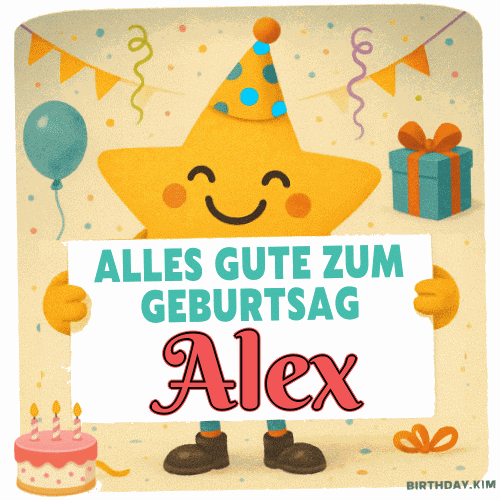 Alles Gute Zum Geburtstag Alex Gif