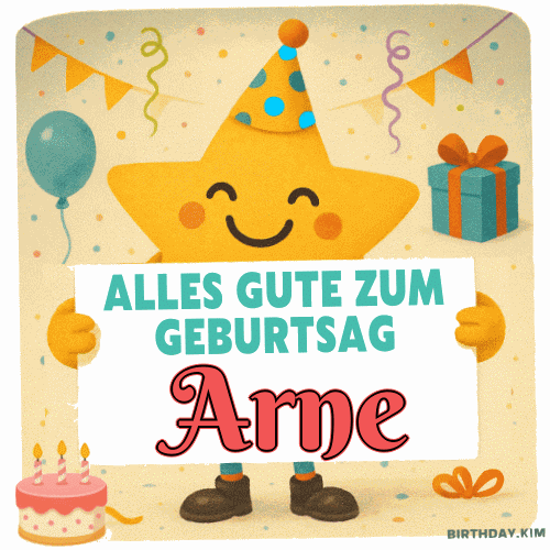 Alles Gute Zum Geburtstag Arne Gif