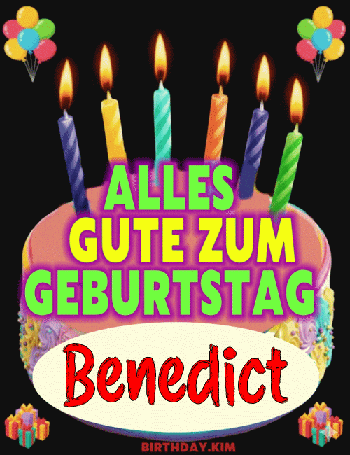 Alles Gute Zum Geburtstag Benedict Gif
