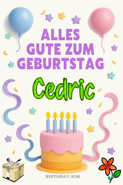 Alles Gute Zum Geburtstag Cedric Gif