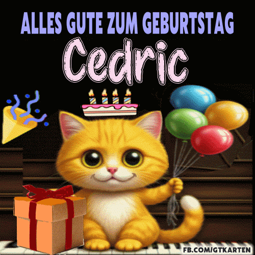 Alles Gute Zum Geburtstag Cedric Gif