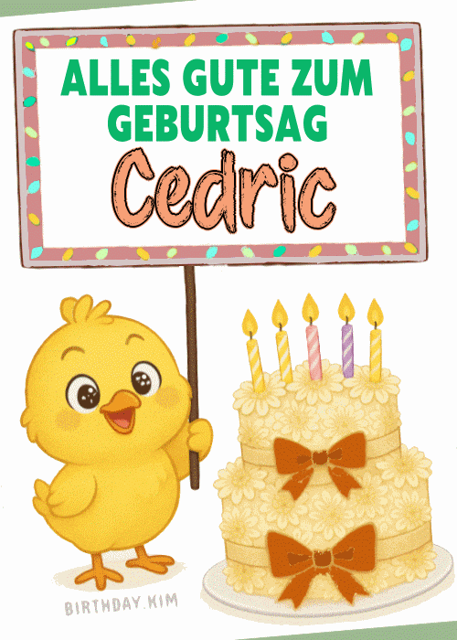 Alles Gute Zum Geburtstag Cedric Gif