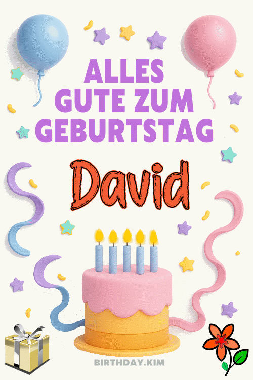 Alles Gute Zum Geburtstag David Gif