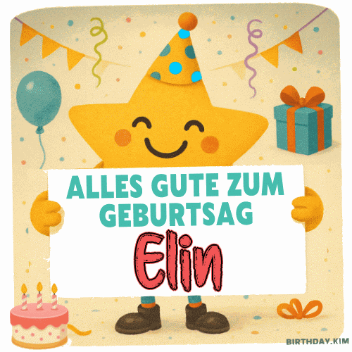 Alles Gute Zum Geburtstag Elin Gif