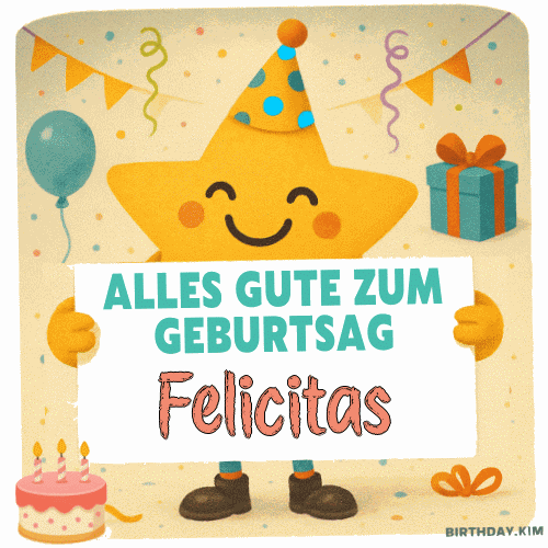 Alles Gute Zum Geburtstag Felicitas Gif