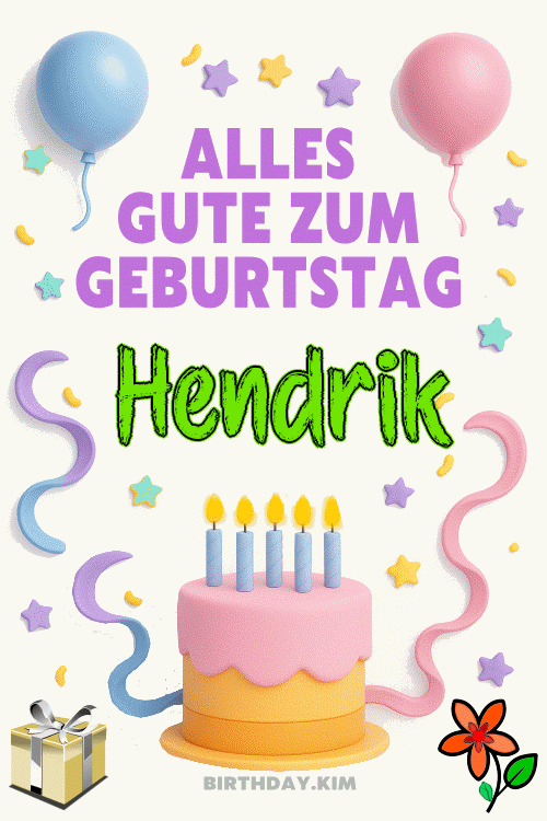 Alles Gute Zum Geburtstag Hendrik Gif
