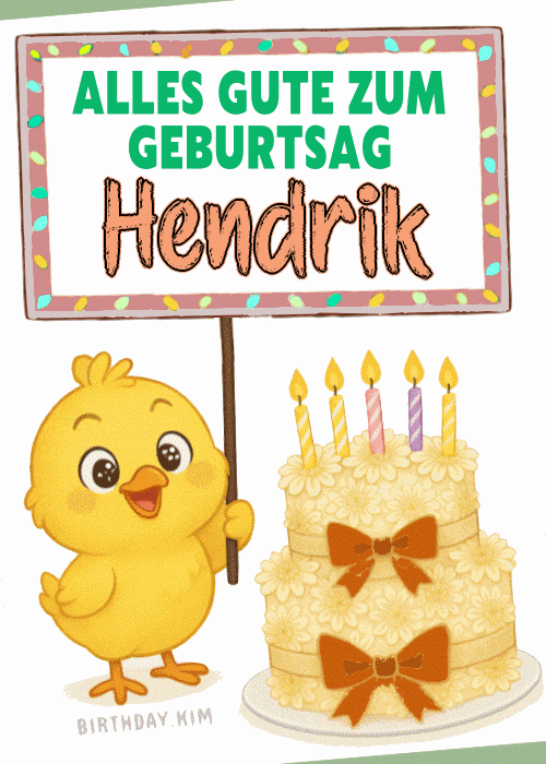 Alles Gute Zum Geburtstag Hendrik Gif