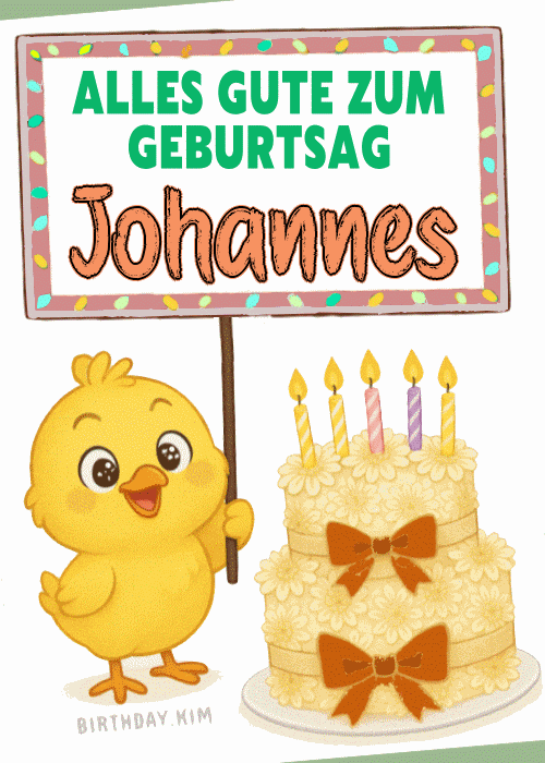 Alles Gute Zum Geburtstag Johannes Gif