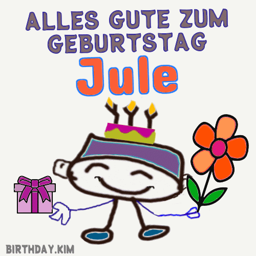 Alles Gute Zum Geburtstag Jule Gif