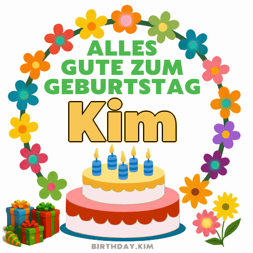 Alles Gute Zum Geburtstag Kim Gif