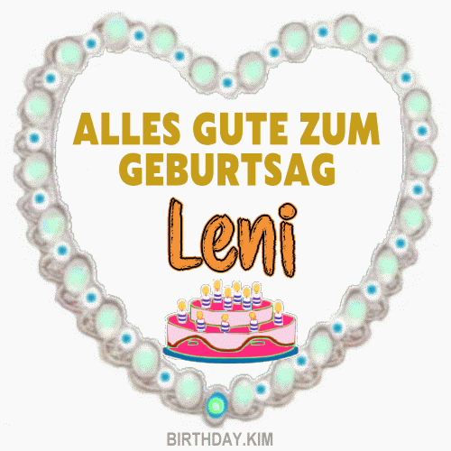 Alles Gute Zum Geburtstag Leni Gif