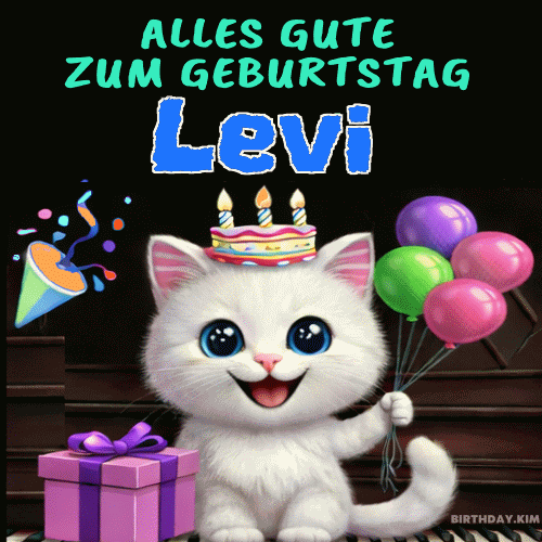 Alles Gute Zum Geburtstag Levi Gif