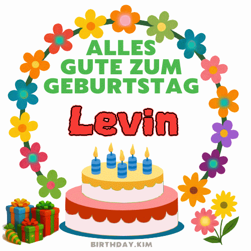 Alles Gute Zum Geburtstag Levin Gif