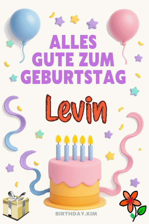 Alles Gute Zum Geburtstag Levin Gif