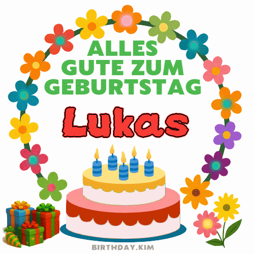 Alles Gute Zum Geburtstag Lukas Gif