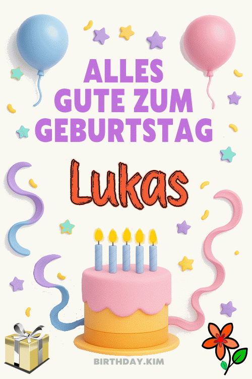 Alles Gute Zum Geburtstag Lukas Gif