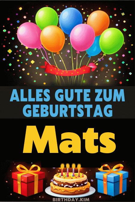 Alles Gute Zum Geburtstag Mats Gif