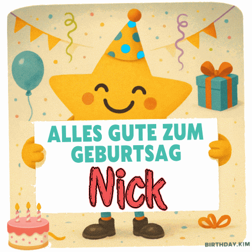 Alles Gute Zum Geburtstag Nick Gif