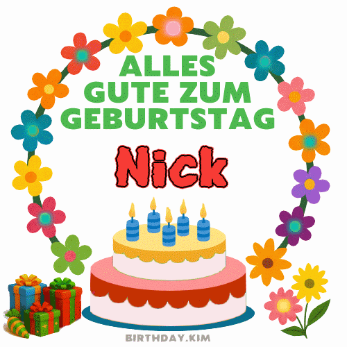 Alles Gute Zum Geburtstag Nick Gif