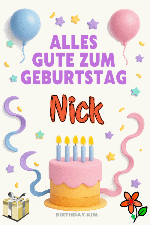 Alles Gute Zum Geburtstag Nick Gif
