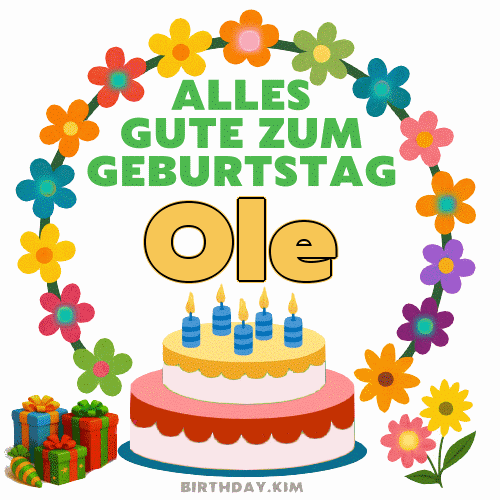 Alles Gute Zum Geburtstag Ole Gif