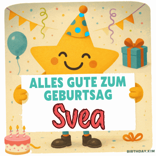 Alles Gute Zum Geburtstag Svea Gif