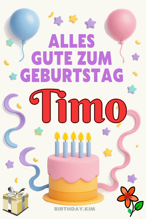 Alles Gute Zum Geburtstag Timo Gif