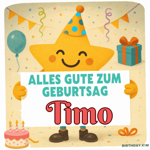 Alles Gute Zum Geburtstag Timo Gif