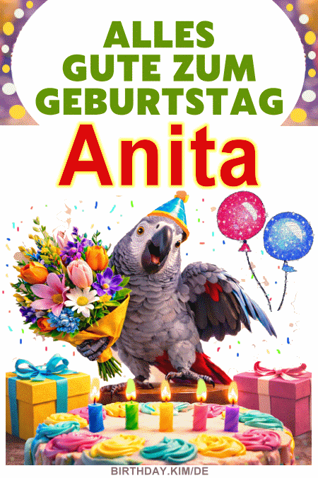 alles gute zum geburtstag Anita Gif
