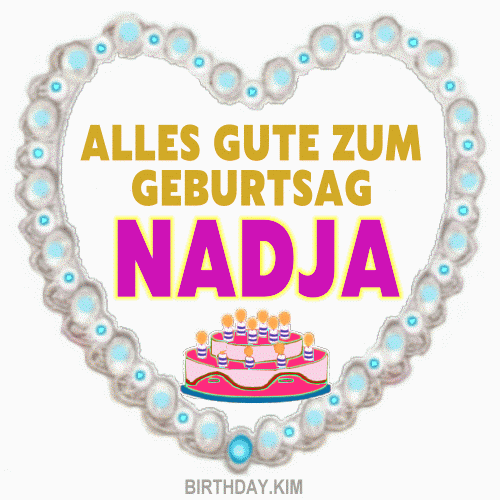 Geburtstag Nadja gif