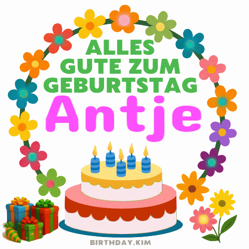 Alles Gute Zum Geburtstag Antje Gif