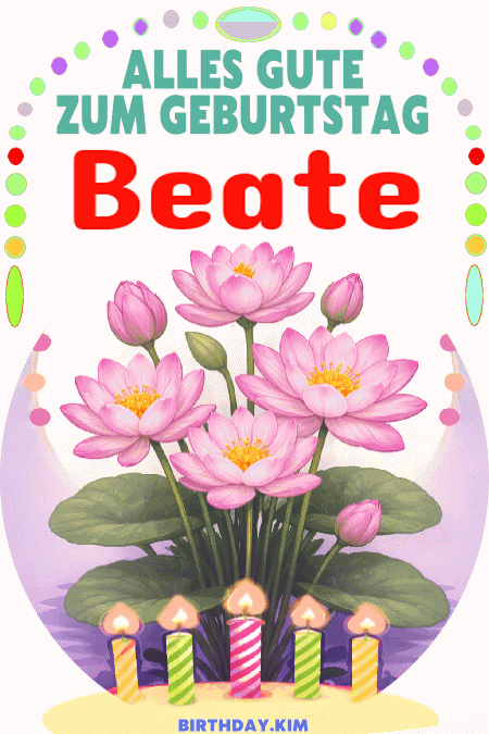 Alles Gute Zum Geburtstag Beate Gif