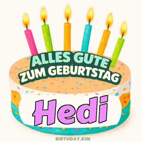 Alles Gute Zum Geburtstag Hedi Gif
