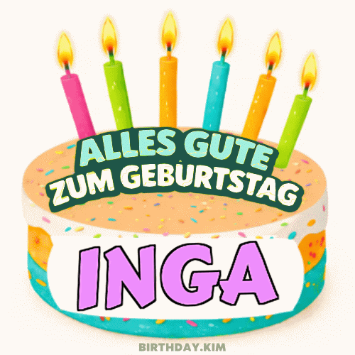 Alles Gute Zum Geburtstag Inga Gif