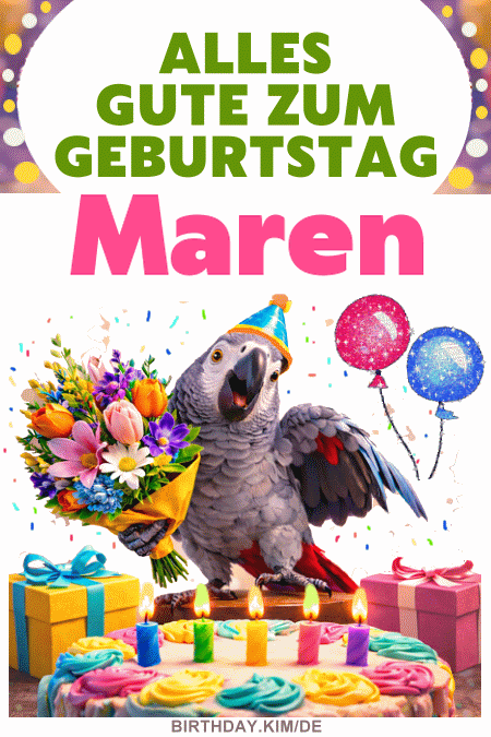 Alles Gute Zum Geburtstag Maren Gif