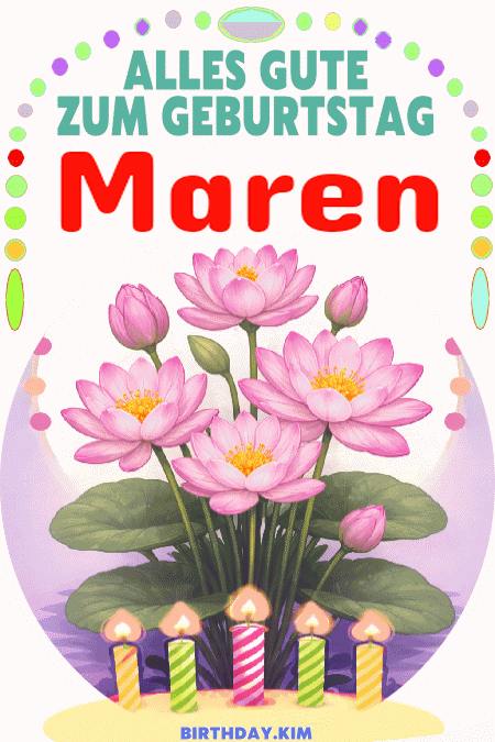 Alles Gute Zum Geburtstag Maren Gif
