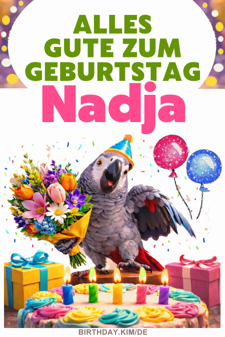 Alles Gute Zum Geburtstag Nadja Gif