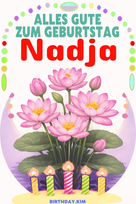 Alles Gute Zum Geburtstag Nadja Gif